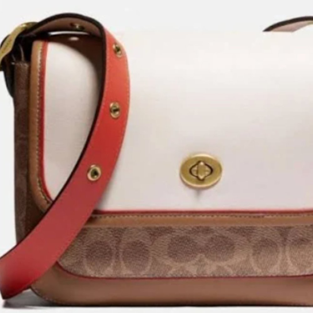 NWT COACH CLASSIC RAMBLER CROSSBODY w/Signature Canvas